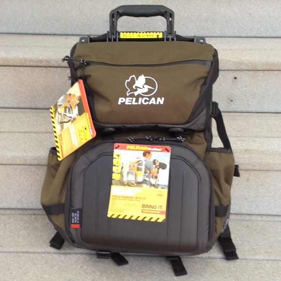Pelican Handbags - Pelican Sport Elite brown lap top backpack